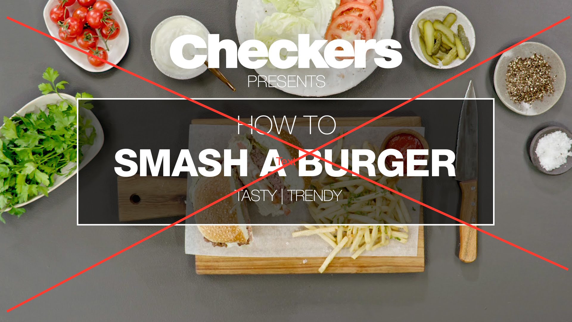 How to smash a burger