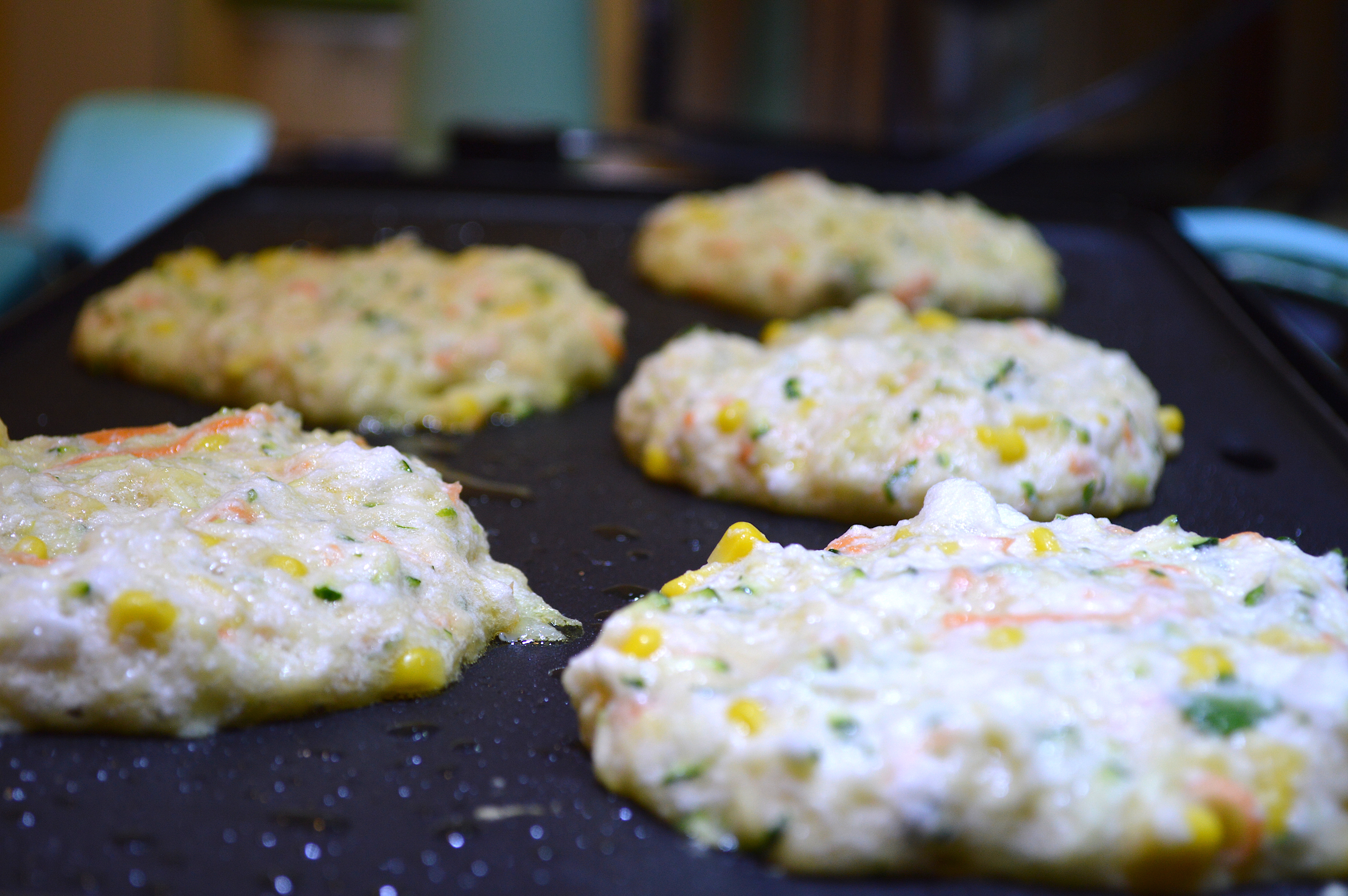 Vegetable Fritters on the Grill 1