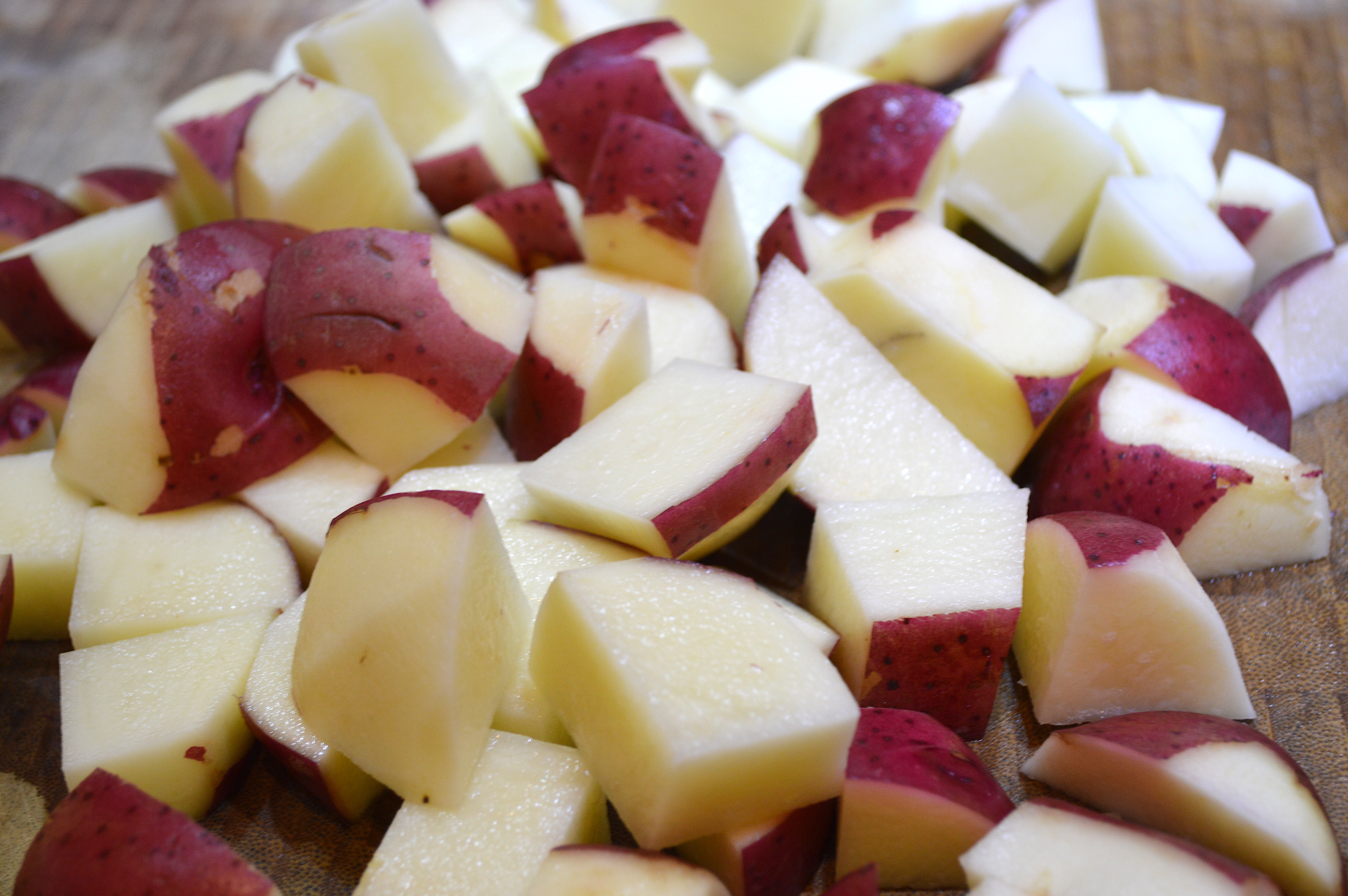 Chopped Red Potatoes